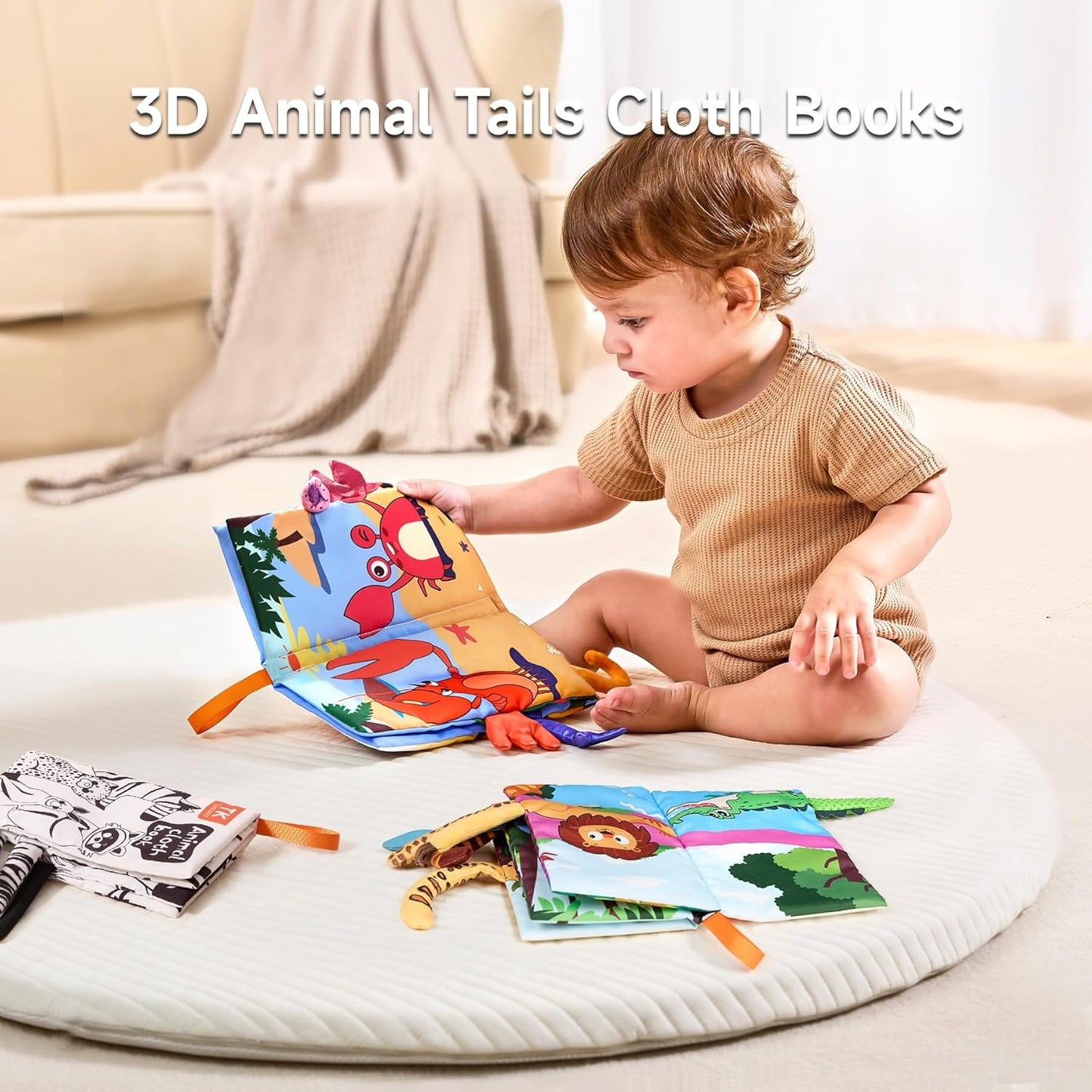 3PCS Baby Books 0-6 Months TKMY0102