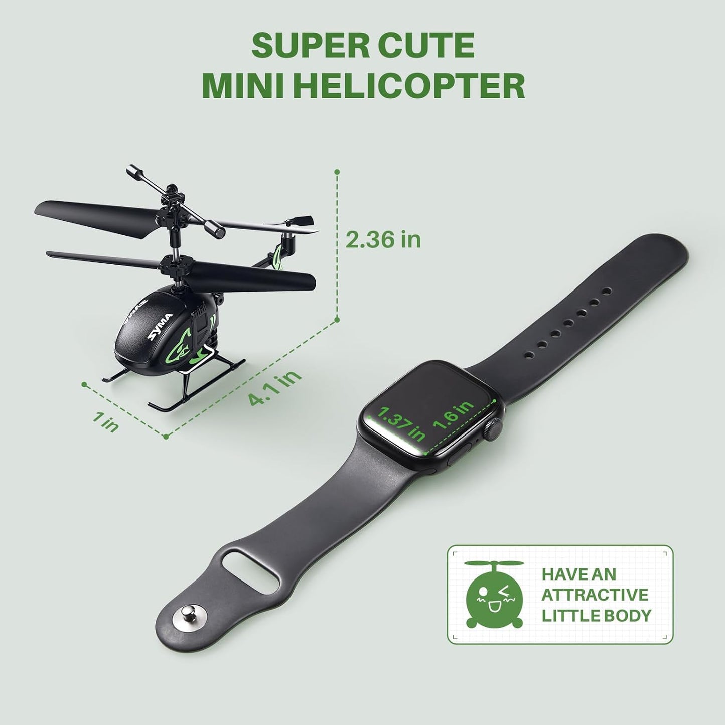 Mini RC Helicopter with Gyro Stabilizer