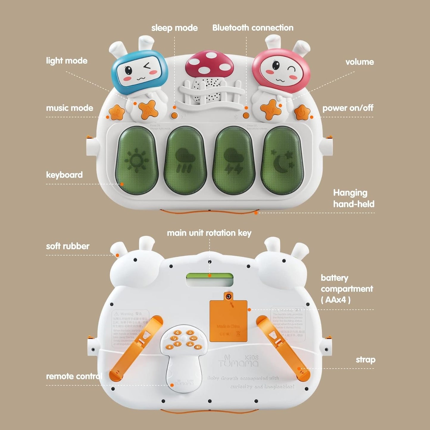 Remote Control Baby Play Mat Large TYMY0111