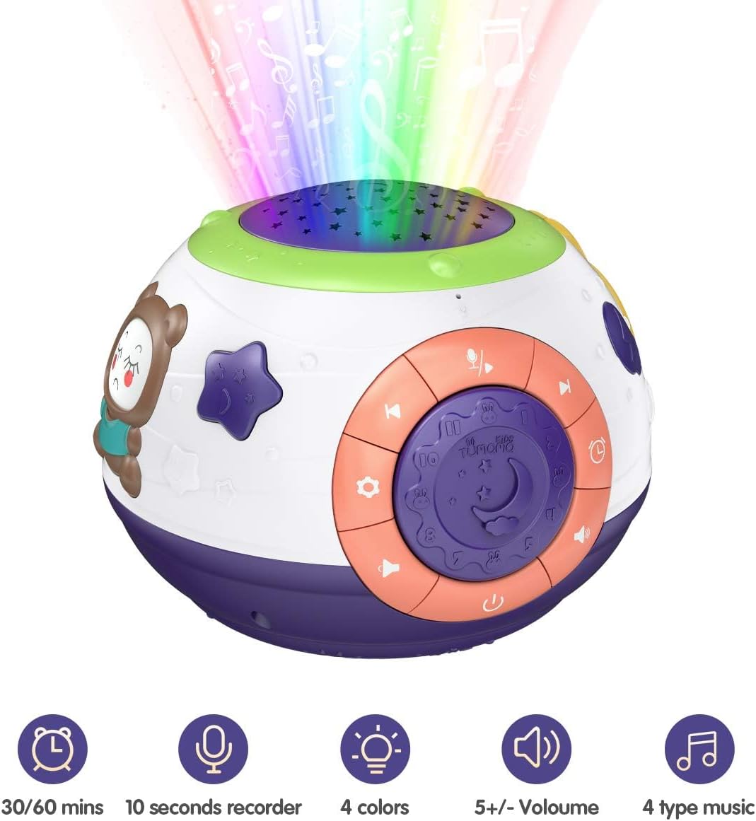Toddlers Night Light Star Projector TYMY0110