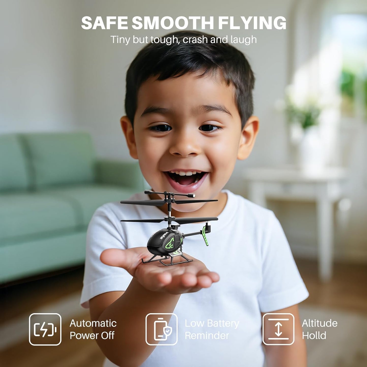 Mini RC Helicopter with Gyro Stabilizer