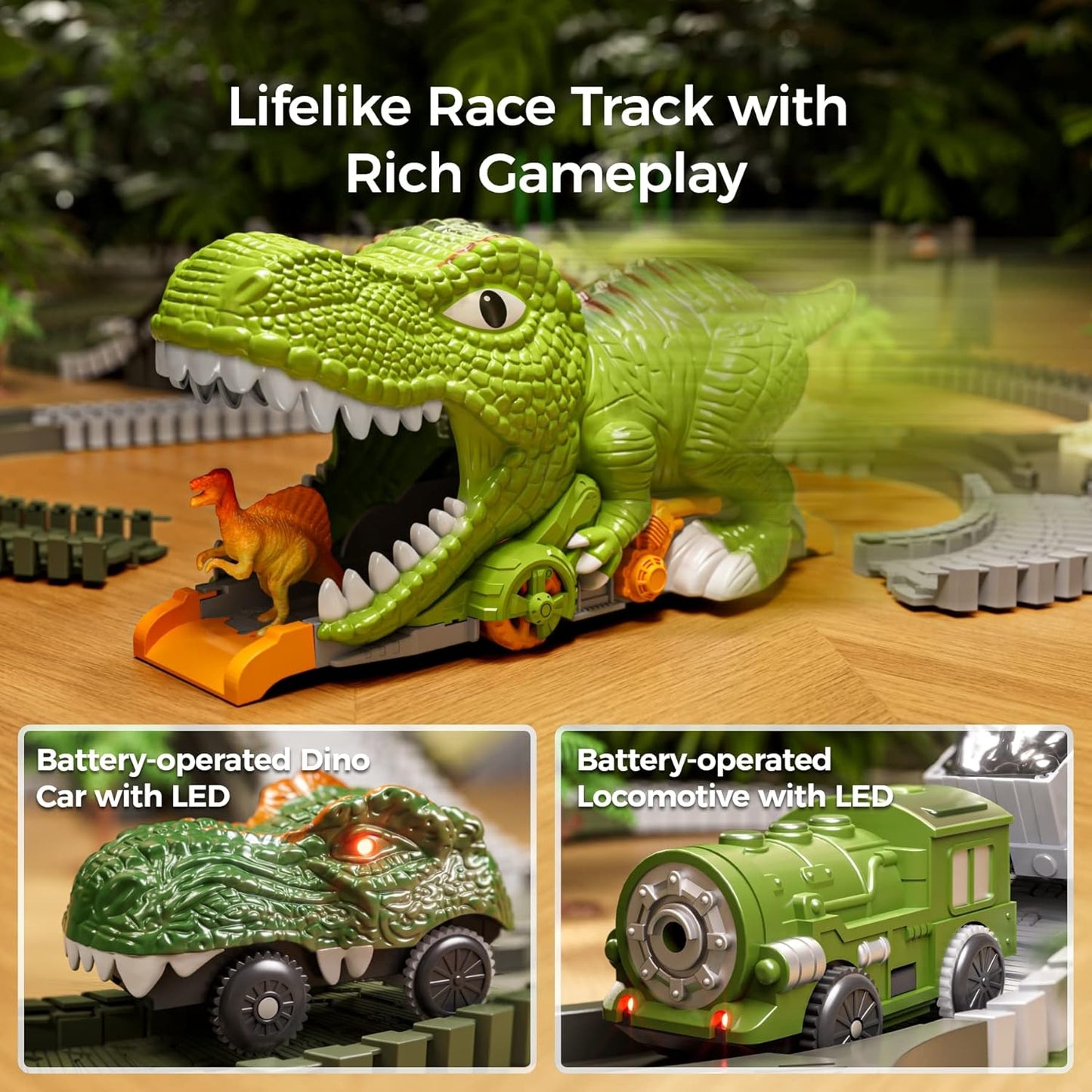 281 Pcs Dinosaur Train Set for Kids TYMY0108