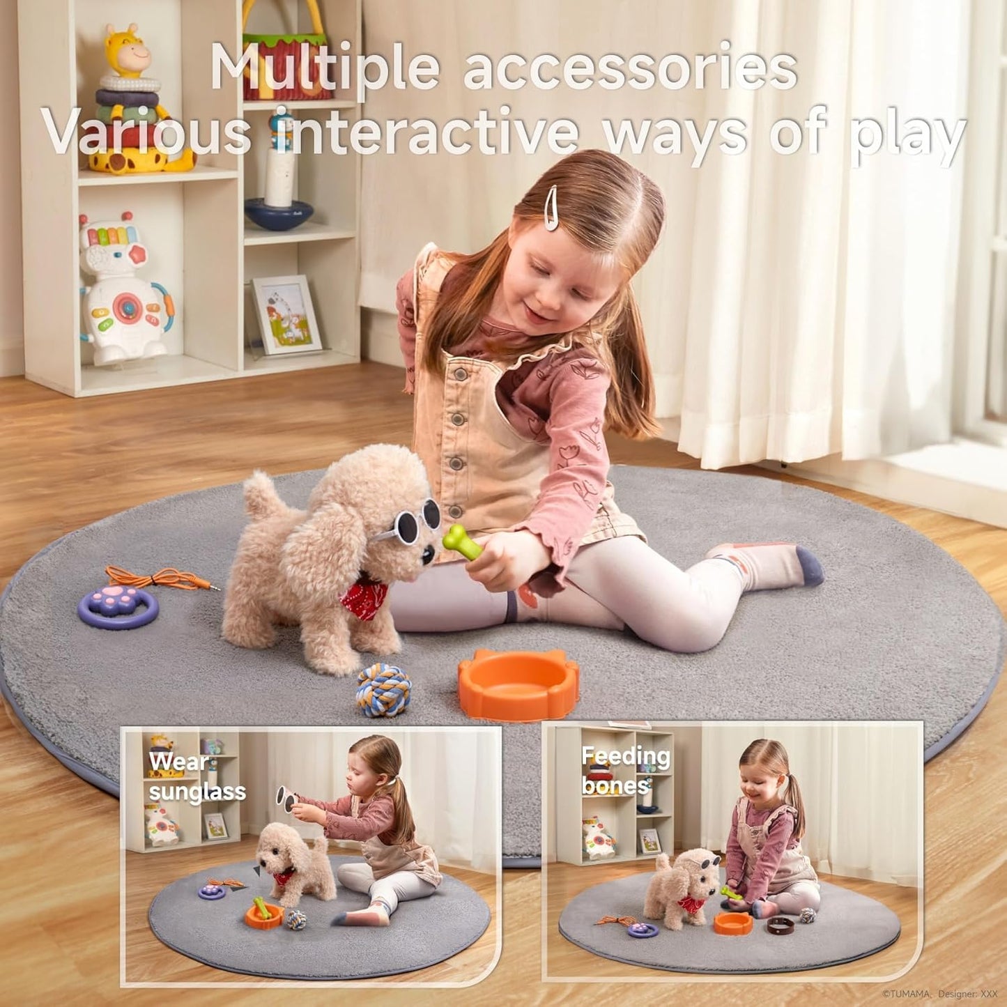 Remote Control Electronic Plush Puppy Dog Toy TYMY0106