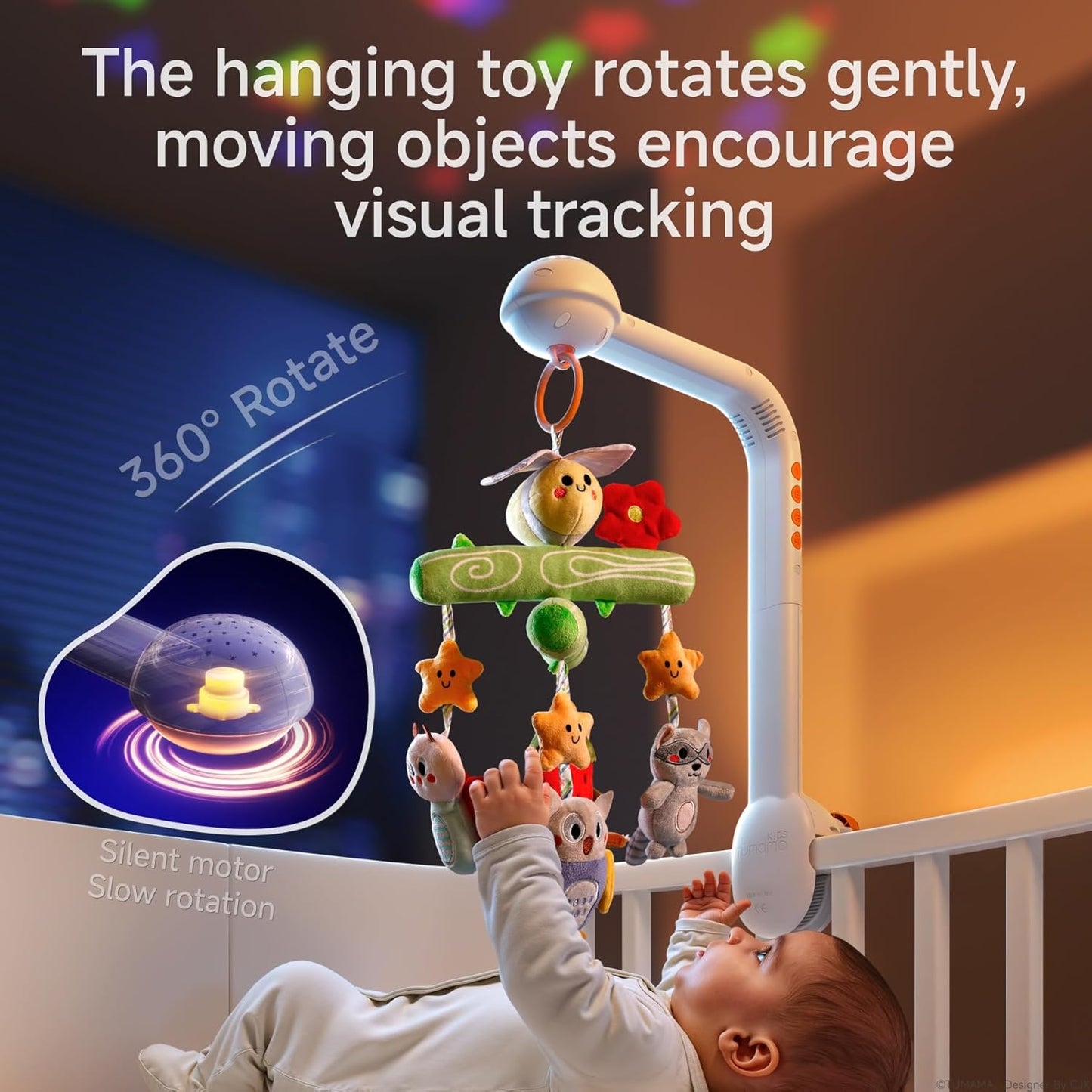 Crib Mobile with Music and Lights TYMY0112