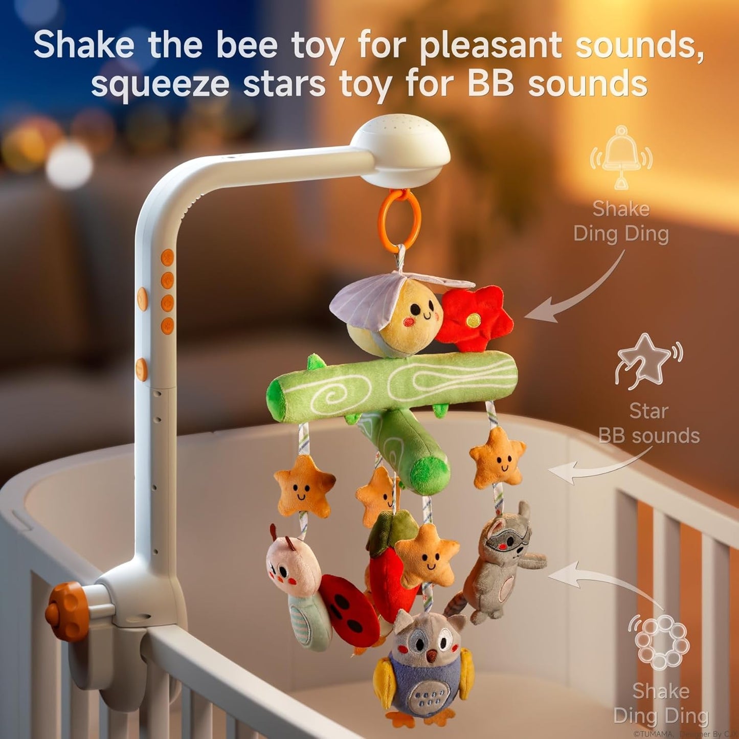 Crib Mobile with Music and Lights TYMY0112