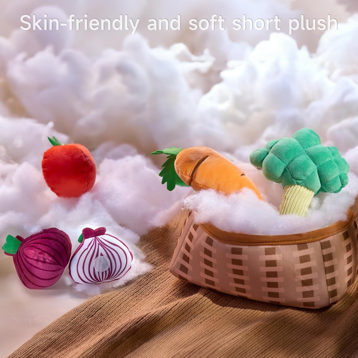 Plush Veggie Basket Play Set TYMY0104