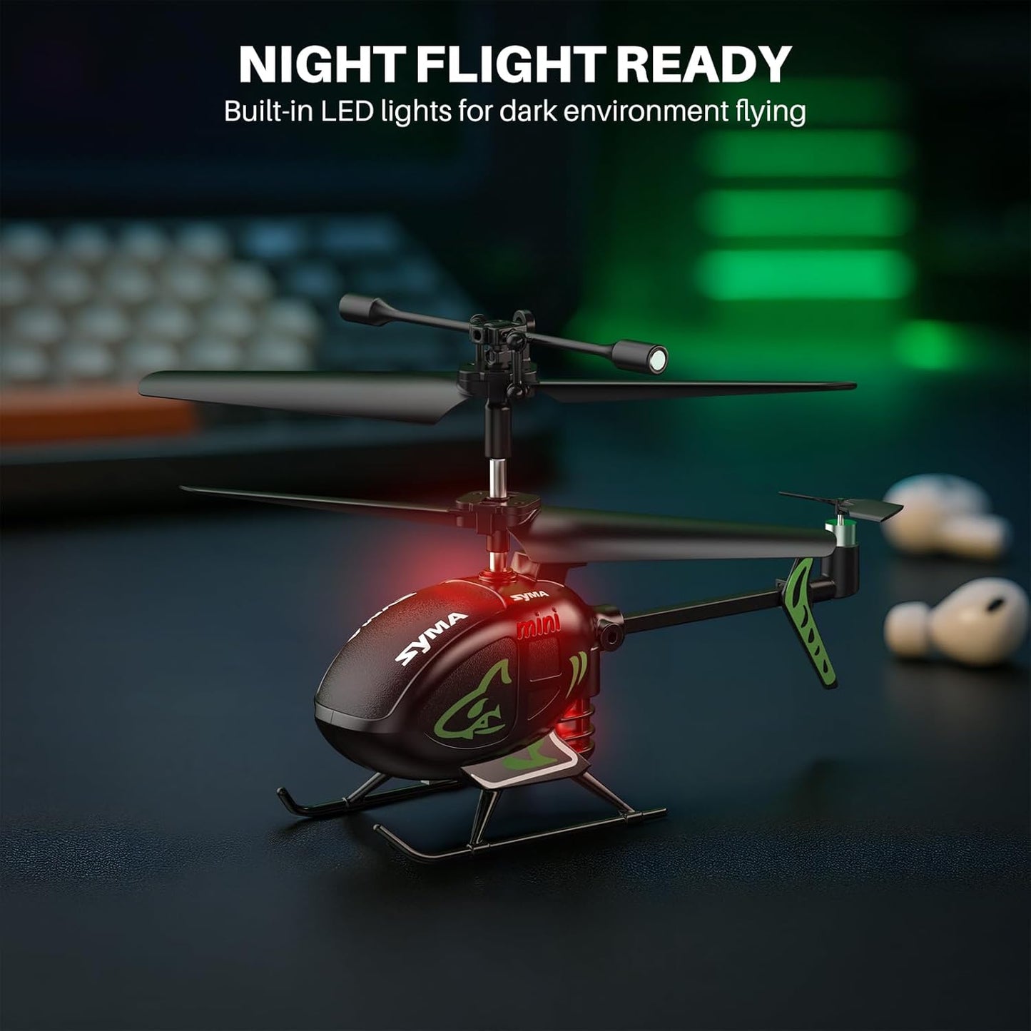 Mini RC Helicopter with Gyro Stabilizer