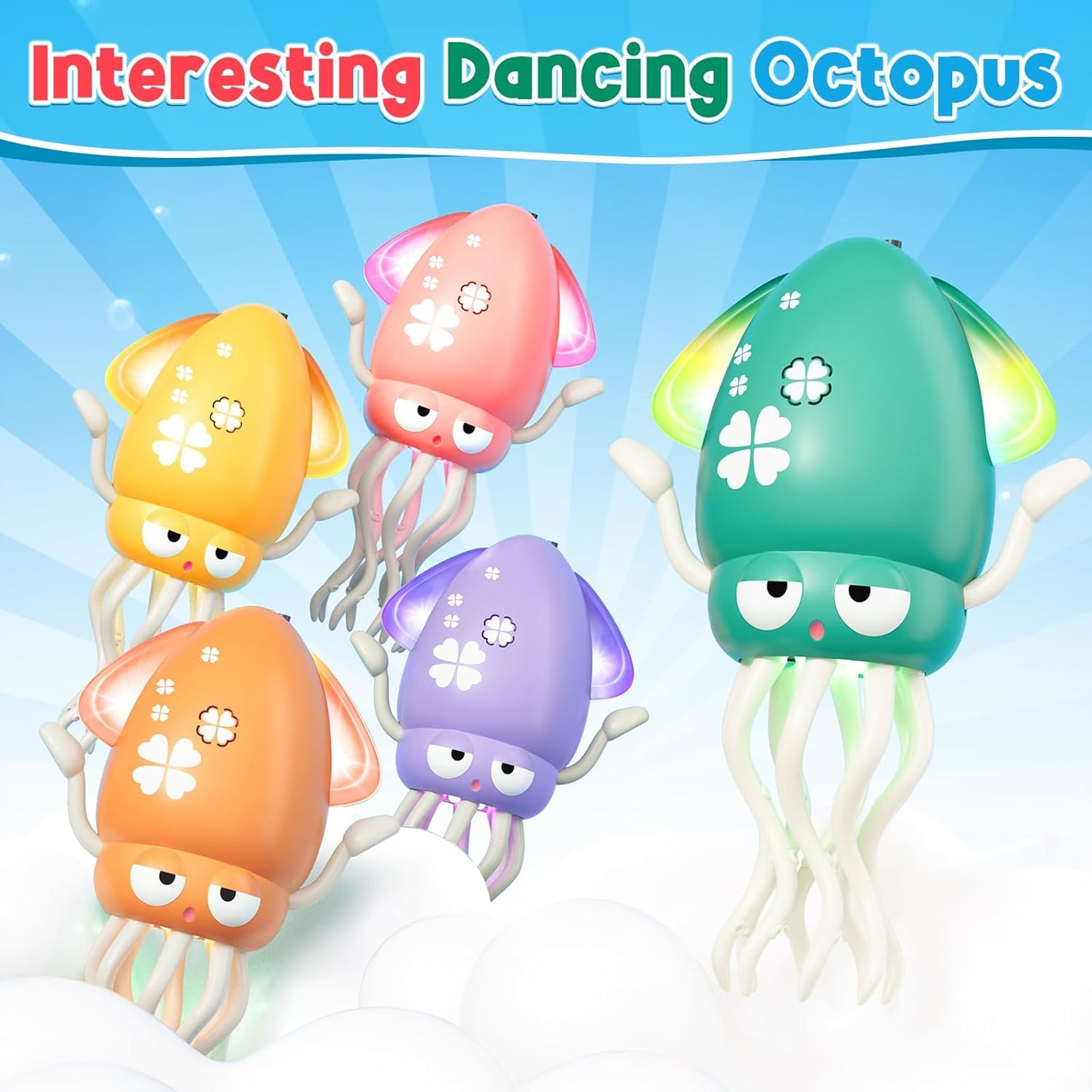 Rechargeable Magic Dancing Music Squid Baby Toys