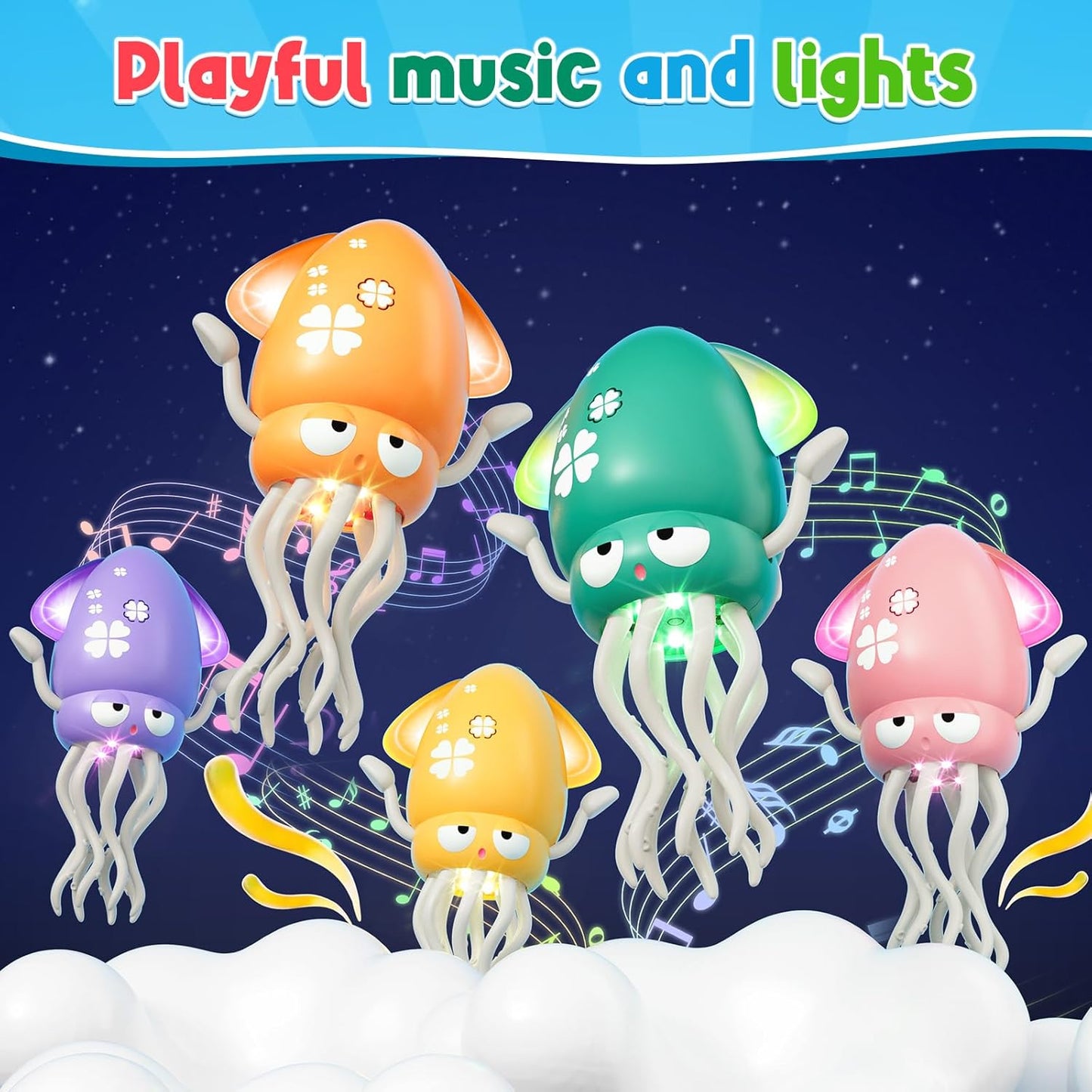 Rechargeable Magic Dancing Music Squid Baby Toys