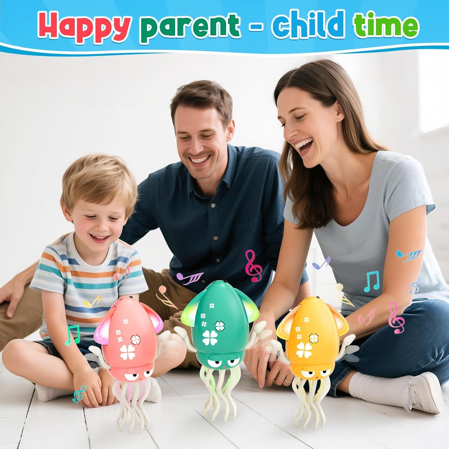 Rechargeable Magic Dancing Music Squid Baby Toys