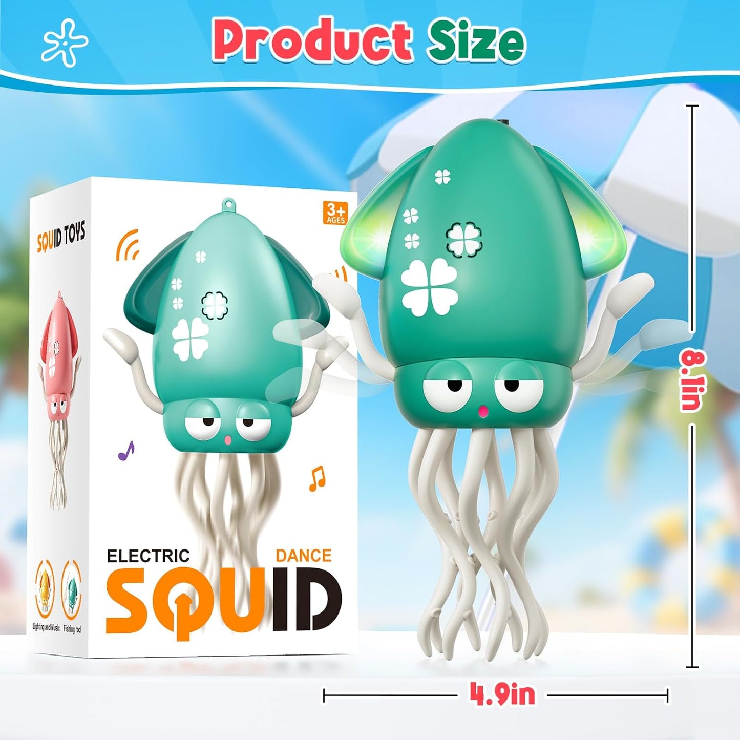 Rechargeable Magic Dancing Music Squid Baby Toys