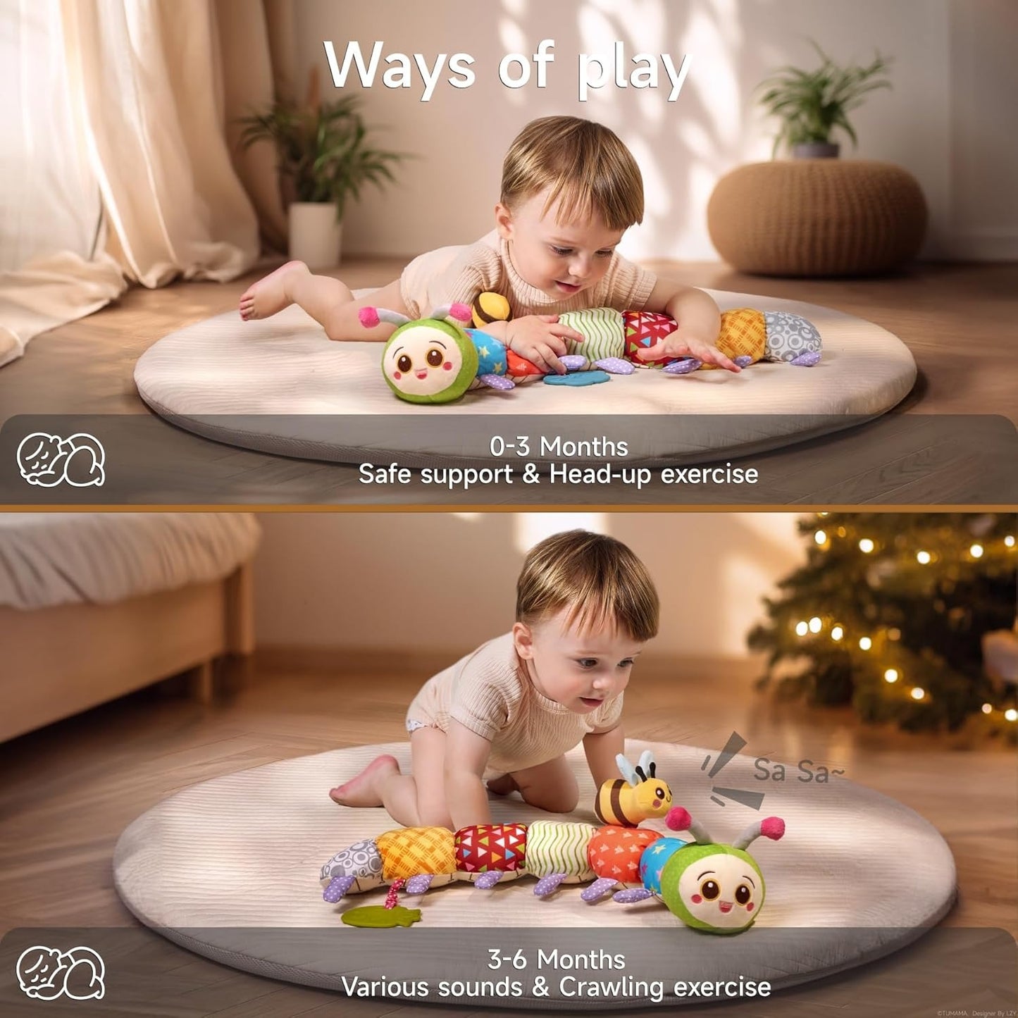 Caterpillar Sensory Toys TYMY0090
