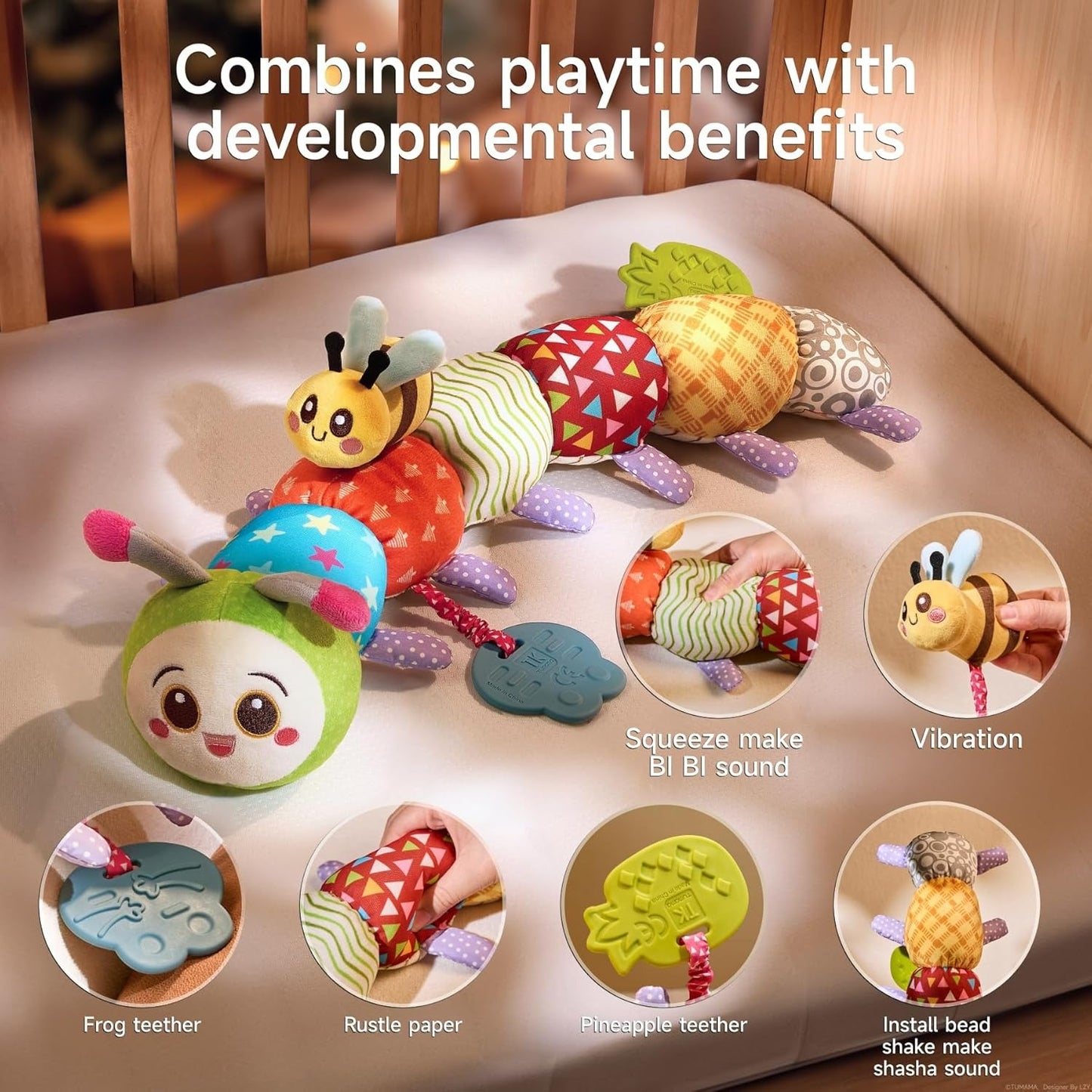 Caterpillar Sensory Toys TYMY0090
