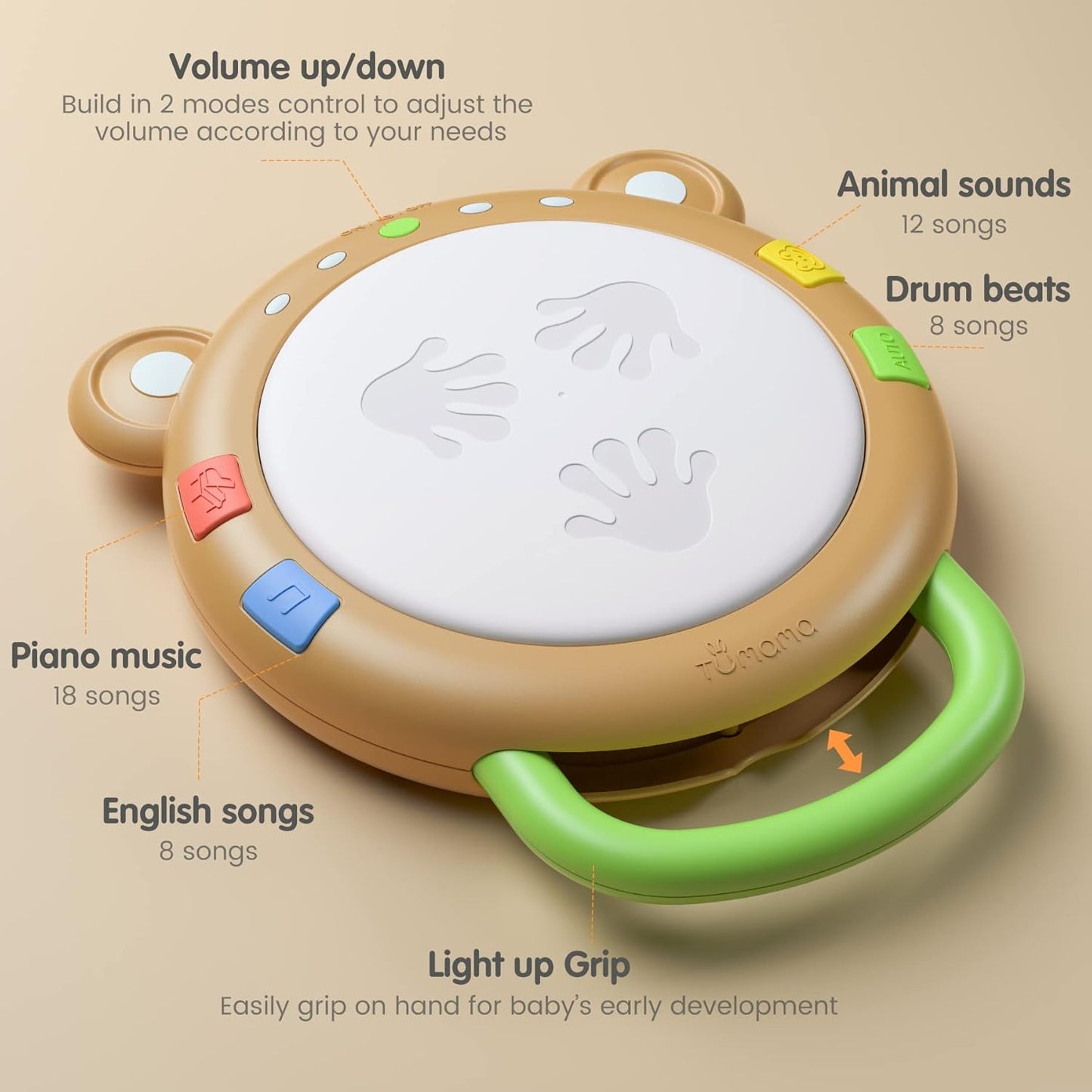 Electronic Drum Instruments with Light and Sound TYMY0113