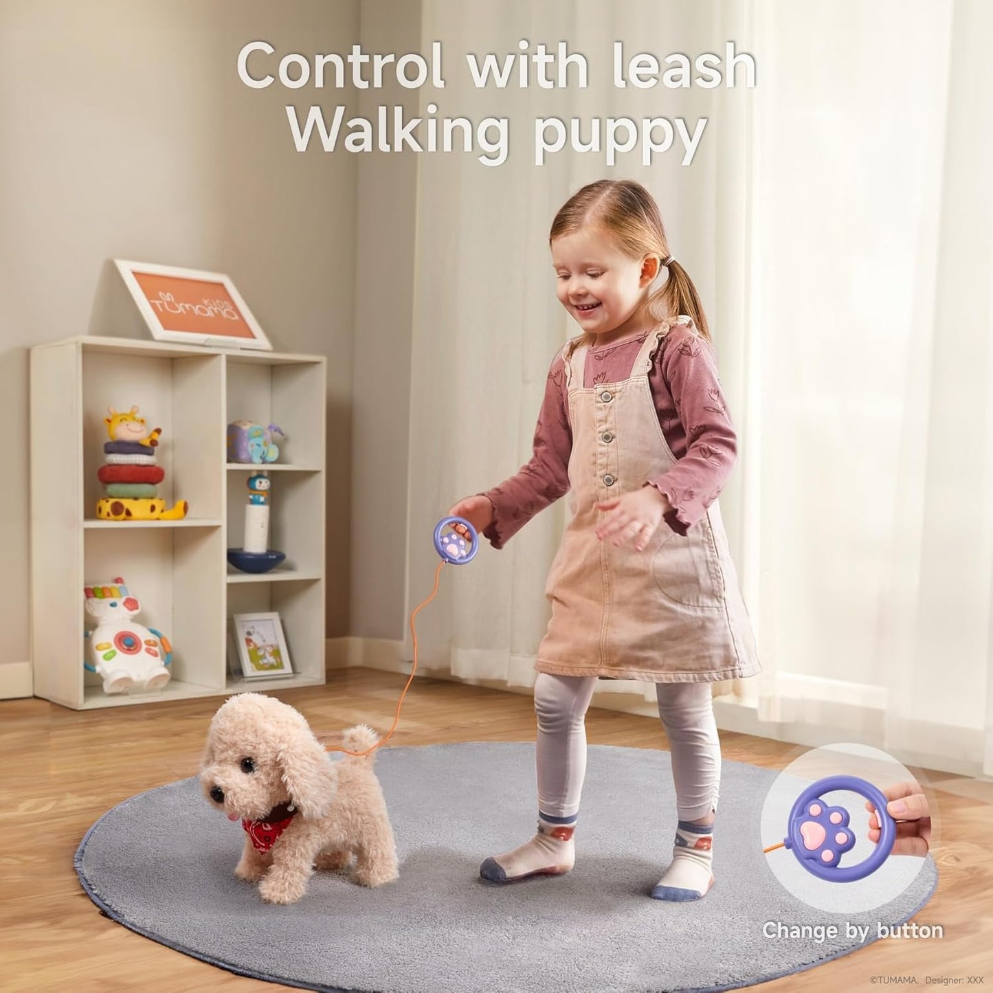 Remote Control Electronic Plush Puppy Dog Toy TYMY0106
