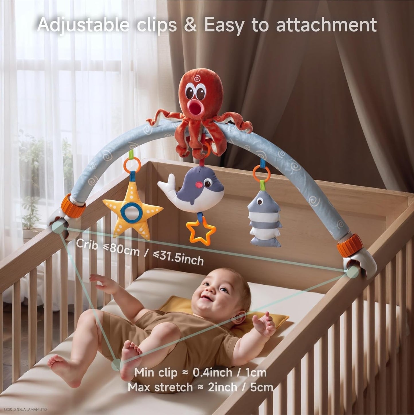Sea Animal Arch Stroller Toys TYMY0040