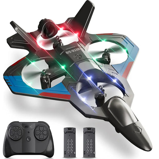 Foam Remote Control Airplanes for Kids Adults 4-8 8-12 12-16, RC Plane Airplane Toys for Boys Kids Beginners, RC Planes Fighter Jet Helicopter Drones for Kids Adults, 360° Flip Easy to Fly