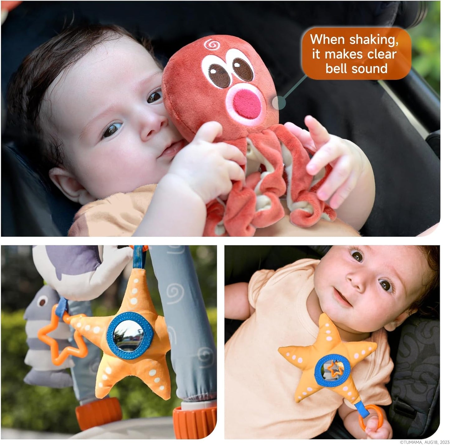 Sea Animal Arch Stroller Toys TYMY0040